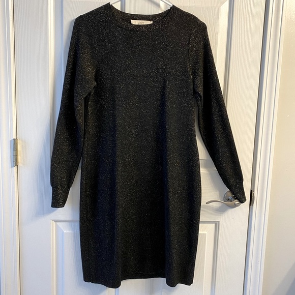 Loft Black Sweater Dress - Picture 1 of 5